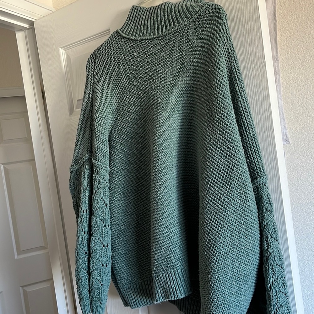 Blue/green big sweater